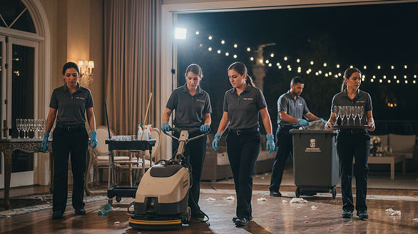 cleaning team